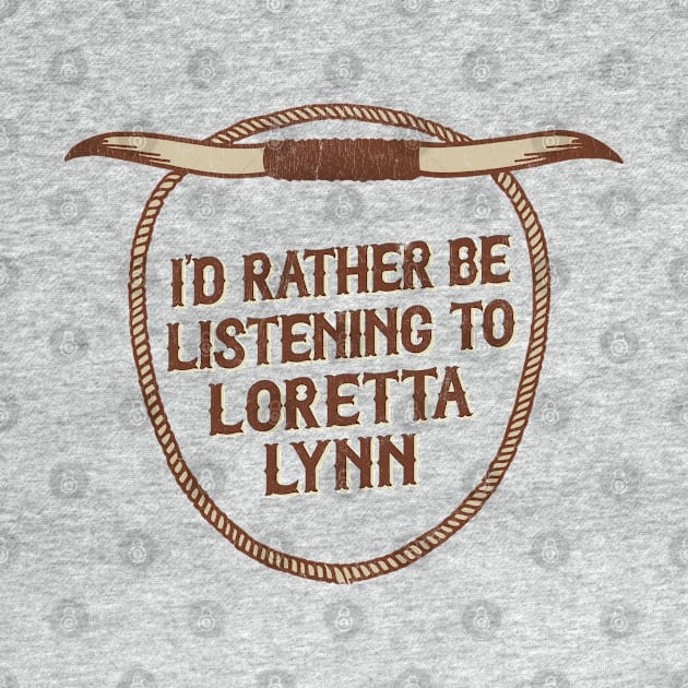 Loretta Lynn / Retro Style Country Fan Design by DankFutura